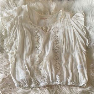 White scrunchie Large shirt
